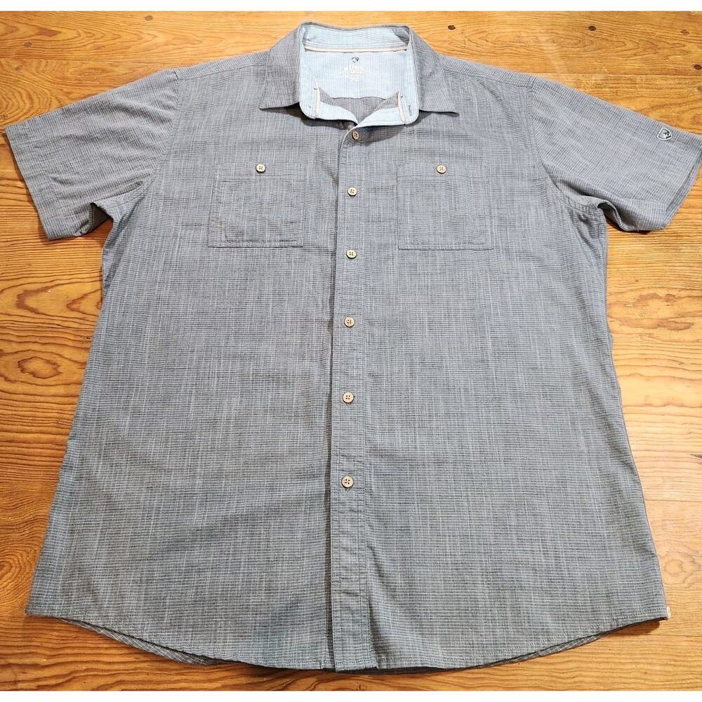 3 Lululemon Men Airing Easy Short Sleeve Button Up Lot Athleisure Preppy LG READ - Picture 3 of 16